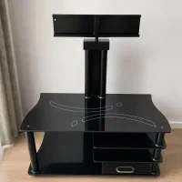 میز تلویزیون شیشه ای