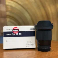 لنز Sigma 16mm f/1.4 DC DN مانت سونی در حد آکبند