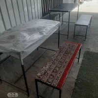 یخچال سه درب کبابی و میز صندلی رستوران