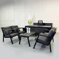 مبل اداری پایه کج فلز و پارچه  OS44044