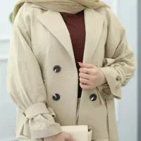 مانتو کوتاه تابستانه با آستین عروسکی