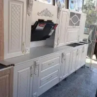 کابینت آماده سفید پرفروش 9976A