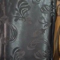 دو قواره پارچه چادر مشکی گلدار کره ای