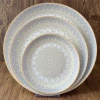 سرویس28پارچه آرکوپال نیلاخاکستری