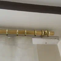 چوب پرده طلایی ۵متری