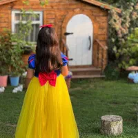 لباس سفید برفی مناسب ۶-۸ سال