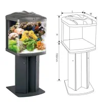 آکواریوم ماهیرانTL550 آبشور و شیرین