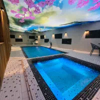 ویلا استخرجکوزی دار چوبی تراس دار۳ خوابه نزدیک رشت