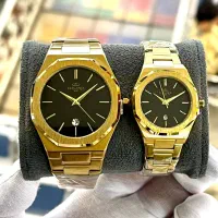 ساعت موتور ژاپن ست فلزی مربع با گارانتی