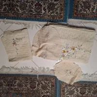 روتختی  رومان دوزی شده با رو بالشتش و رو میزی