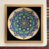 دیوارکوب ورق طلا ویترای