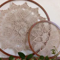 دیوارکوب قلاب بافی