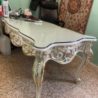 میز مدیریت اشرافی و سلطنتی تمام چوب