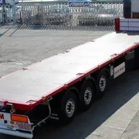 خاور تک جفت تریلی.باربری جاده ای