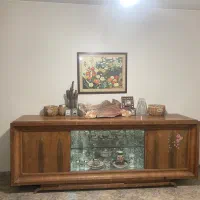 بوفه آنتیک چوب گردو
