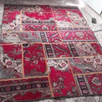 فرش چهل تیکه دست بافت قدیمی