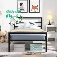تختخواب یکنفره آبنوس(تخت خواب ۱نفره آبنوس) کوالا