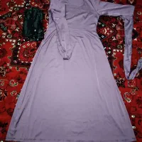 لباس ساتن با جلیقه خیلی خوش رنگ تر از توی عکسه