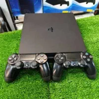 پلی 4 slim یکترا فلش خور دو دسته مدل 2116 ps4