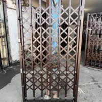 درب اکاردیونی/رنگ استاتیک پودری/متریال سنگین
