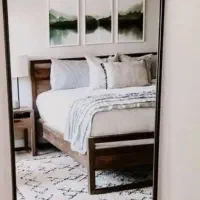 دوعدد آینه بدون قاب
