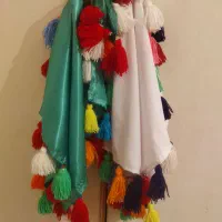 دستمال رقص برزگ و پر منگول