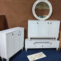 کنسول آینه میزتلویزیون جاکفشی همگی ۲۴ تومن حراج