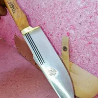چاقو کمپینگ با ضمانت تیغه فولاد جابجایی با نقره