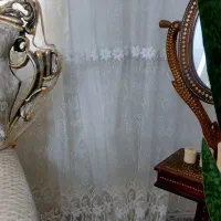 پرده دانتل تور در حد نو