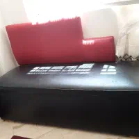 پاف چرم باکس دار زیباوجادار