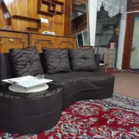 مبل راحتی7نفرچرم قیمت3500