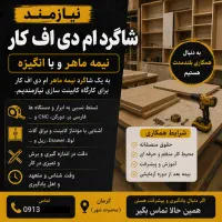 نیازمند شاگرد ام دی اف کار
