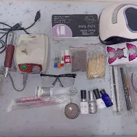 وسایل کاشت ناخن نو فق دوبار استفاده شده