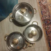 قابلمه استیل سه عدد