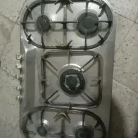 ۲عدد گاز صحفه ای  استیل و شیشه ای درحد نو