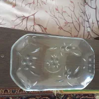 سینی کریستال  دیس گرد ظرف میوه