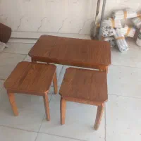 جلو مبلی ۳ تیکه چوبی