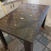 میزنهارخوری4نفره بدون صندلی تمام ام دی اف