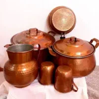 خریدو فروش ظروف روحی مسی  برنج نو  دست ۲ و ضایعات