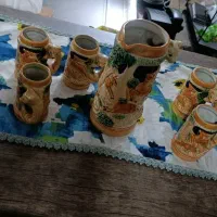 ست پارچ لیوان عتیقه