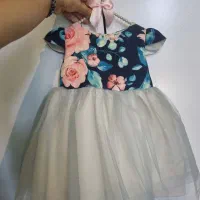 پیراهن بچه‌گانه دخترانه مناسب ۸ تا ۱۲ ماه