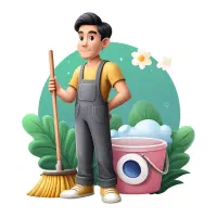 نظافت کار هستم با تجهیزات و حرفه ای