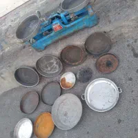 ترازوی۲۰ کیلویی قدیمی و  کفه ترازو