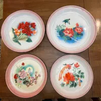 ۴ عدد سینی لعابی دهه ۱۹۵۰