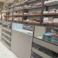 دکور پیشخوان و قفسه آهنی