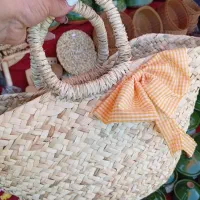 ساک دستی زنانه روبان دوری شده