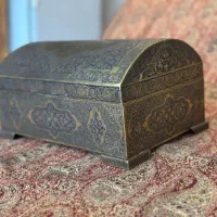 صندوقچه جواهر آنتیک تمام قلم
