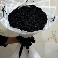 گل روبانی مشکی جذاب