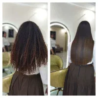 کراتین پروتئین مو میکاپ رنگ‌ ومش کوتاهی  پیروزی