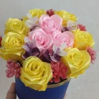 باکس های زیبای  گل روبانی